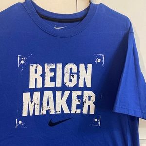Nike - Blue “Reign (Rain) Maker” Tee.